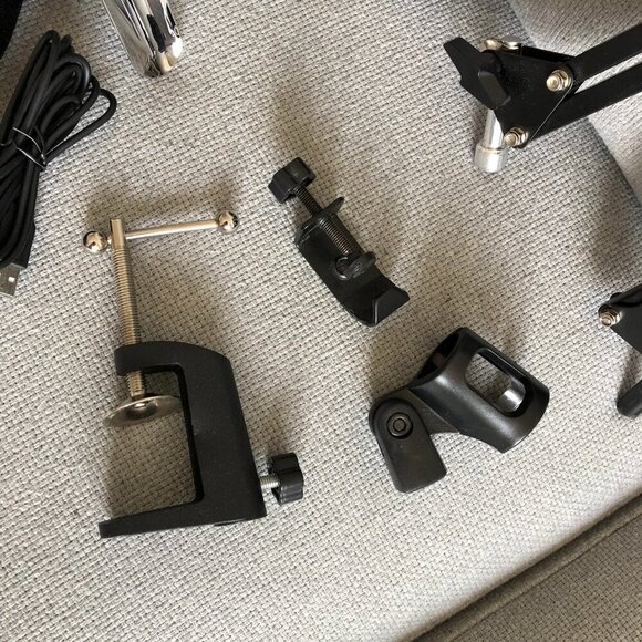 Bundle SAMSON Meteor Microphone USB + NEUMA Scissor Arm Stand With Pop Filter - Picture 2 of 11